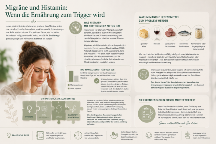 Migräne Histamin: Histaminreiche Lebensmittel als möglicher Trigger